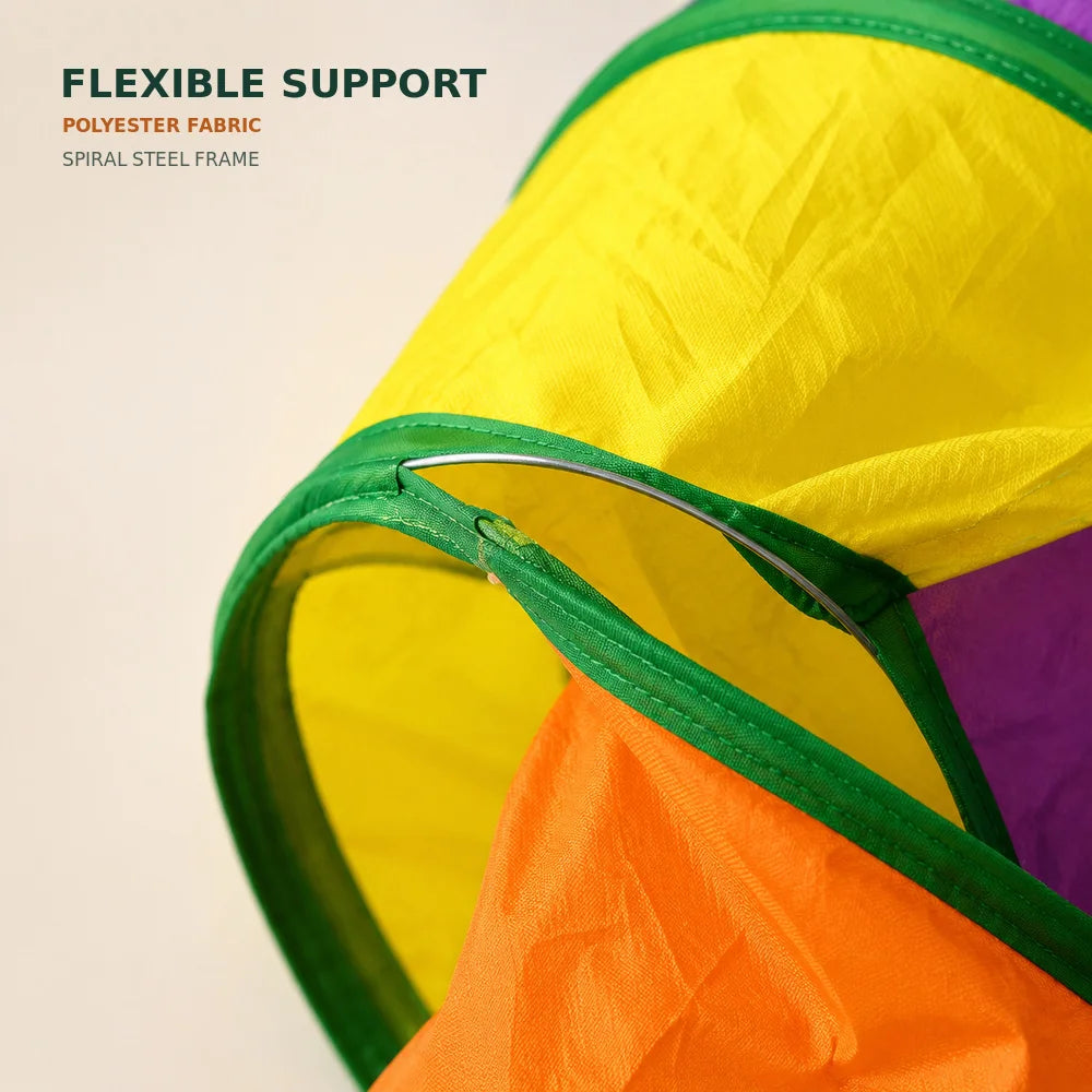 Extra Long Cat Tunnel Maze For Indoor Cats Double E Shaped Connectable Foldable Play Tunnel With Multiple Peek Holes Zipper Connection Two Hanging Pom Poms And Seven Interactive Toys For Kittens And Multi Cat Homes