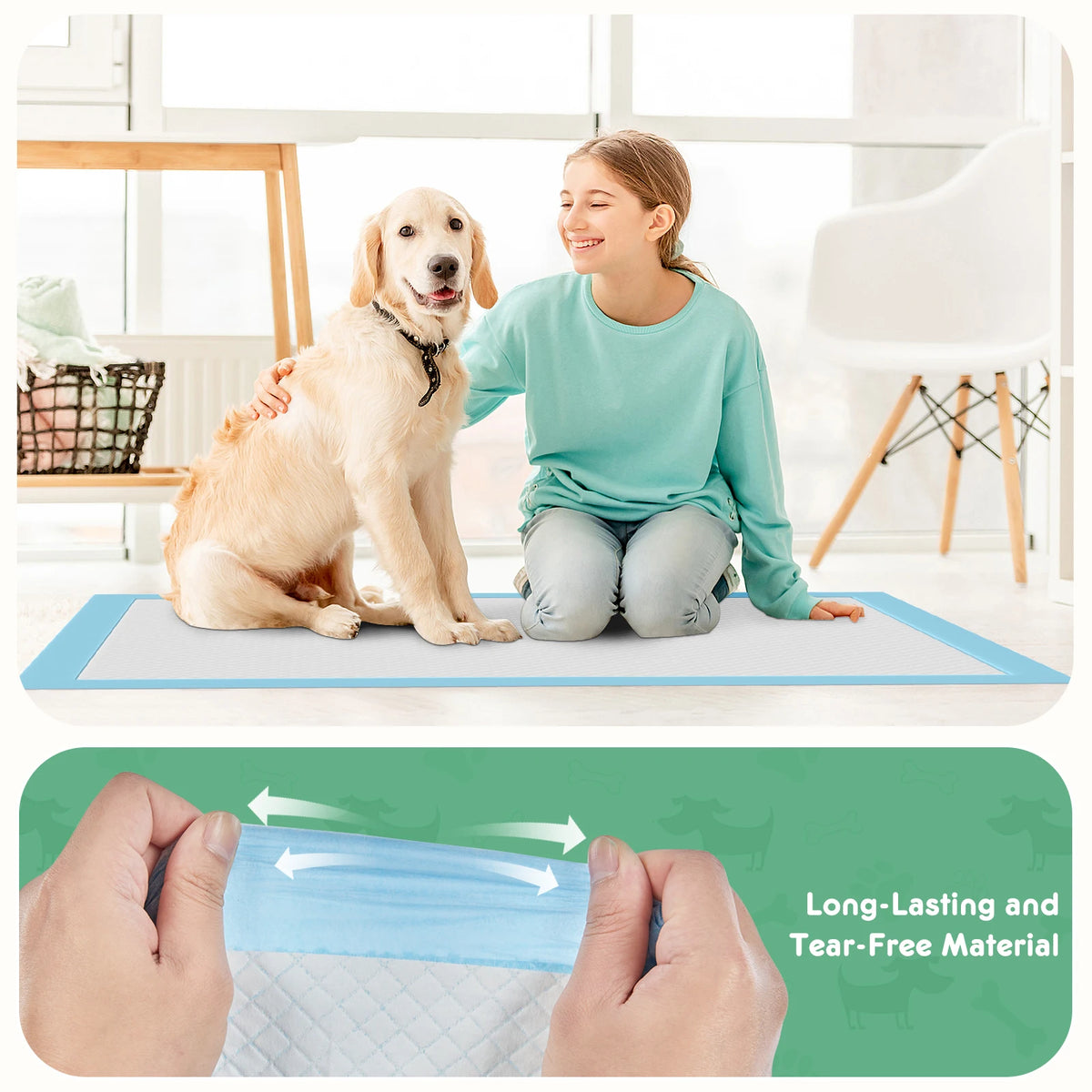 150 Count 22' X 22' Super Absorbency Disposable Pee Pads