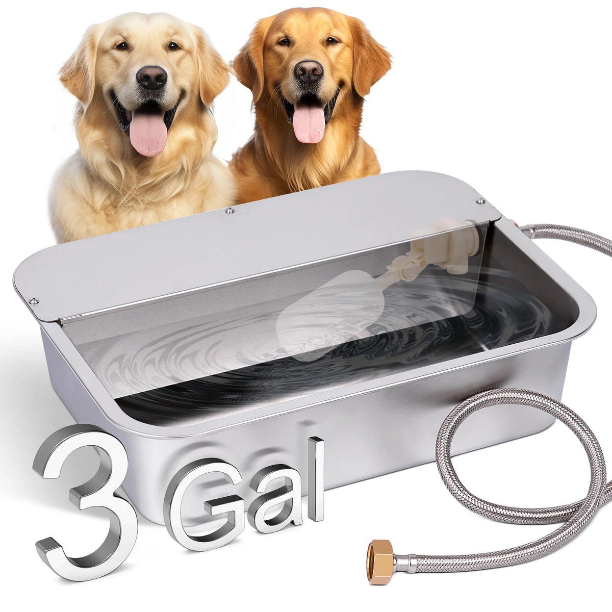 Automatic Outdoor Dog Water Dispenser Self-Filling
