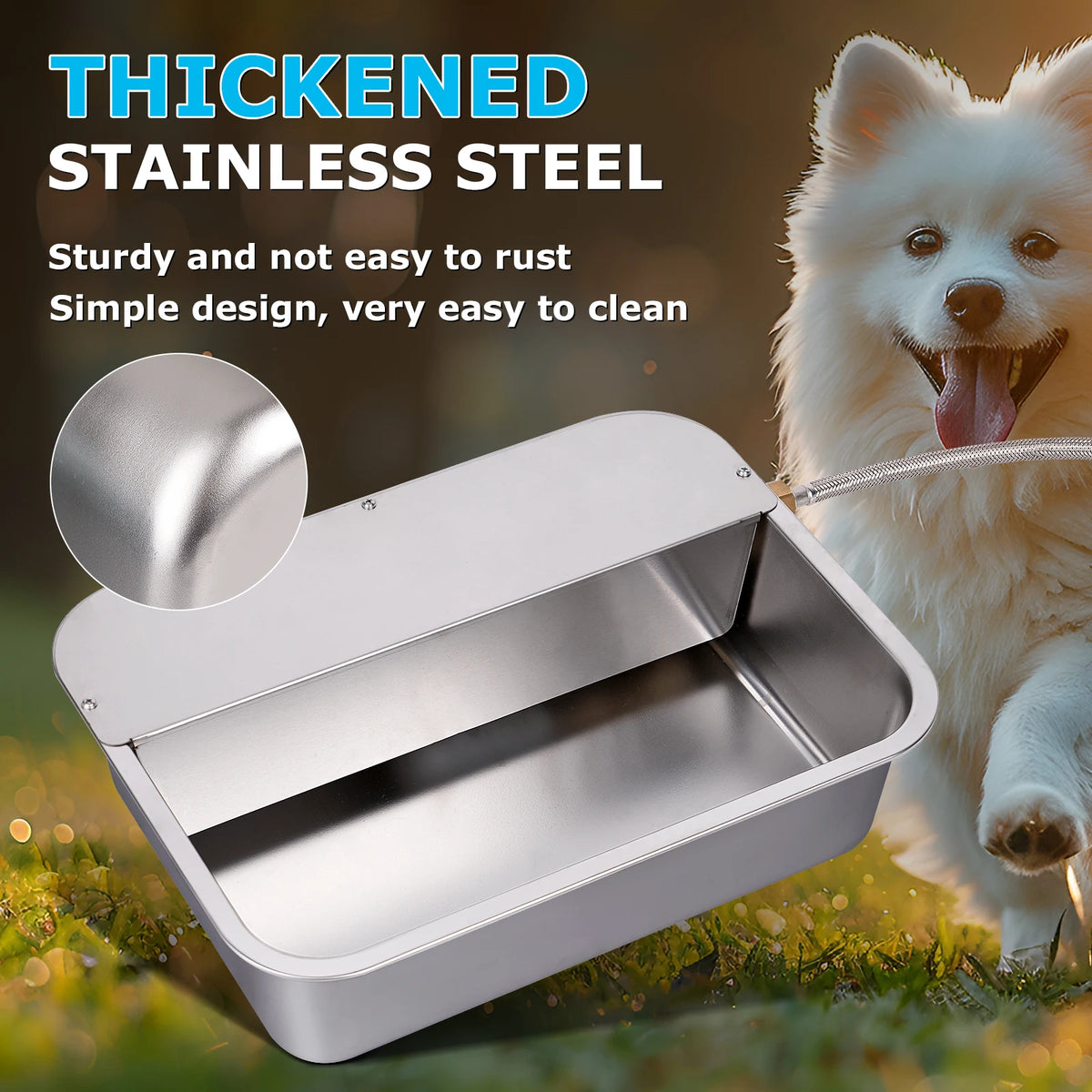 Automatic Outdoor Dog Water Dispenser Self-Filling