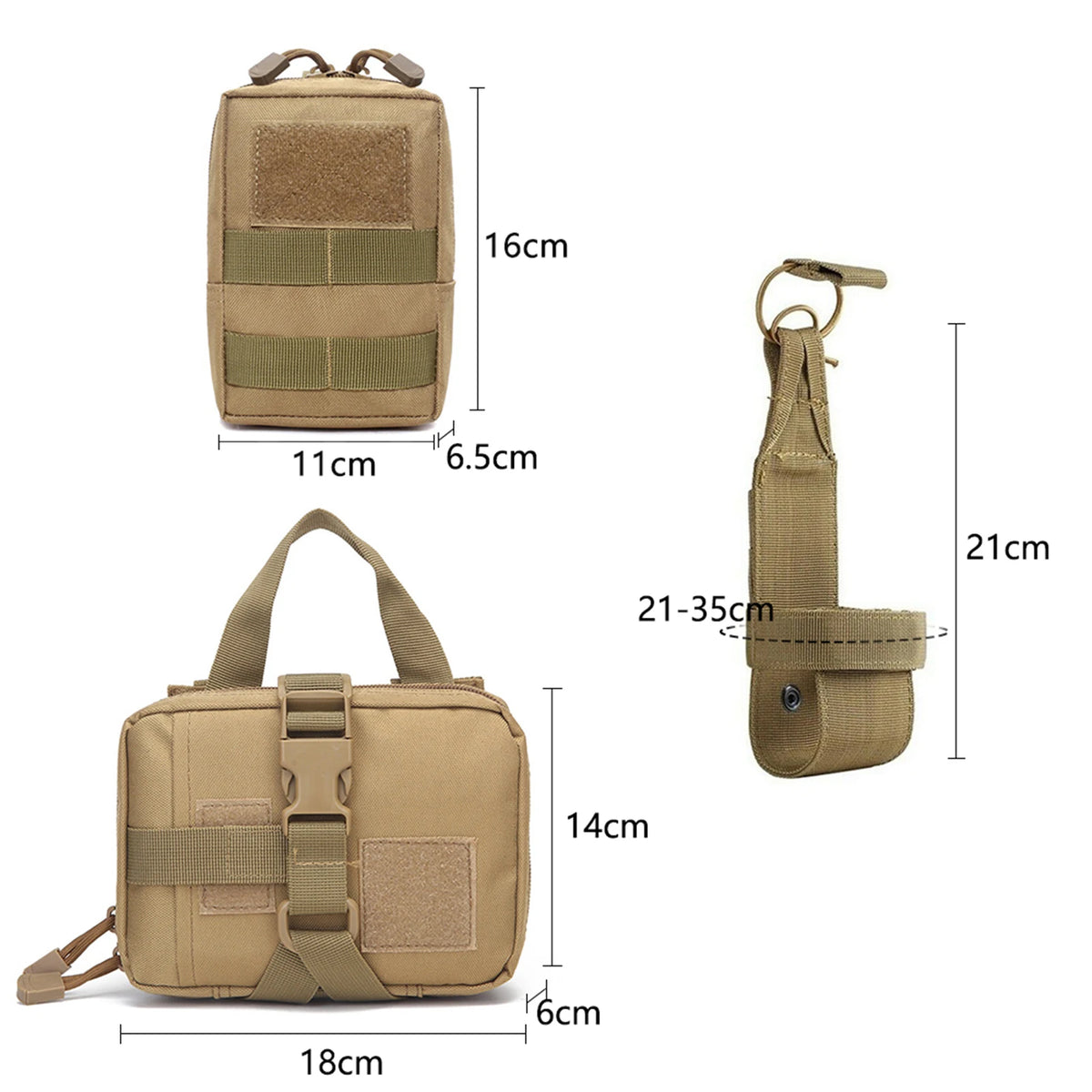Tactical Dog Harness Collar Leash Molle Pouches For Medium Large Dogs