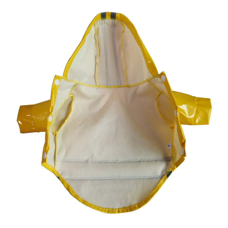 Summer Outdoor Puppy Pet Rain Coat S-XL Hoody Waterproof Jackets PU Raincoat for Dogs Cats Apparel Clothes
